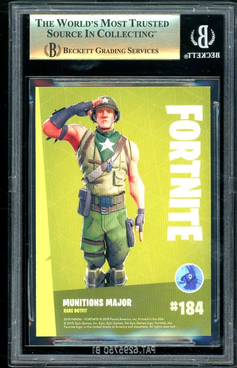 Munitions Major 2019 Fortnite Series 1 Crystal Shard USA #184 (pop 1) BGS 9.5 Image 2