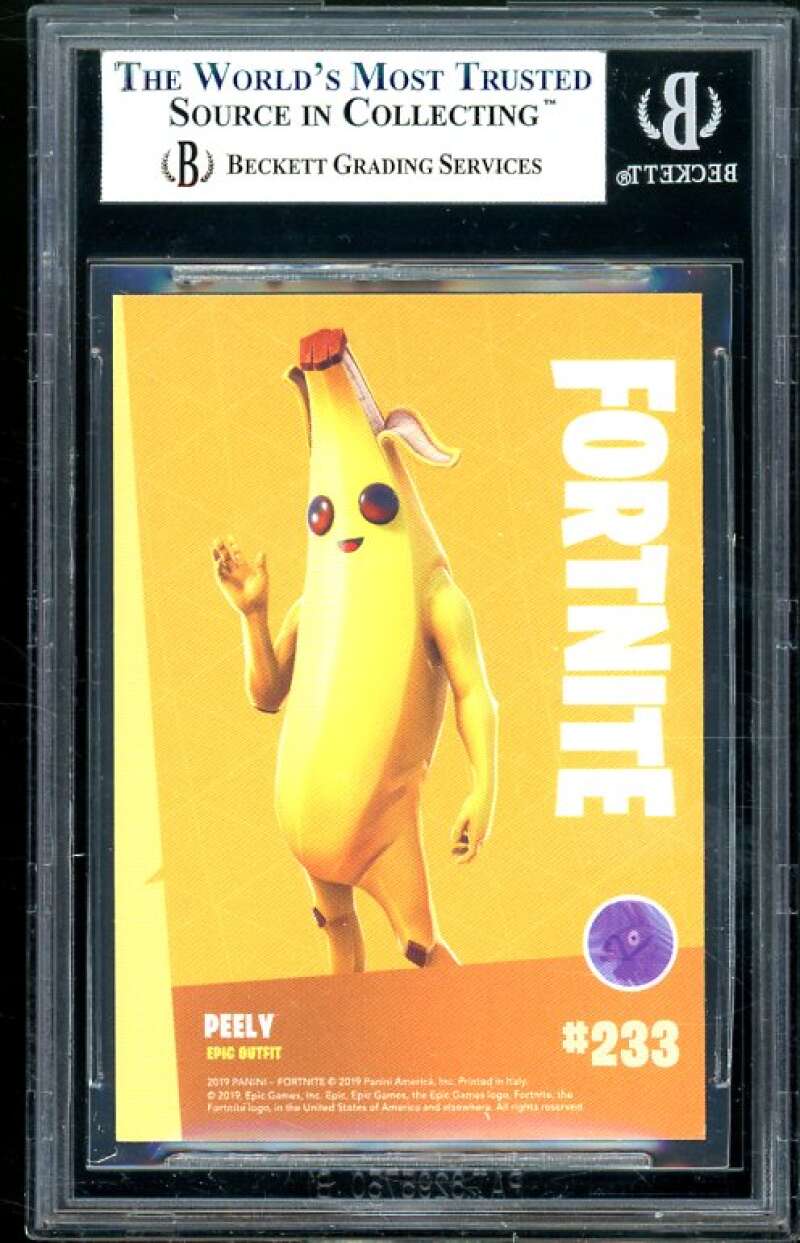 Peely Card 2019 Fortnite Series 1 Italian Holofoil #233 BGS 8.5 (9.5 8 9 8.5) Image 2