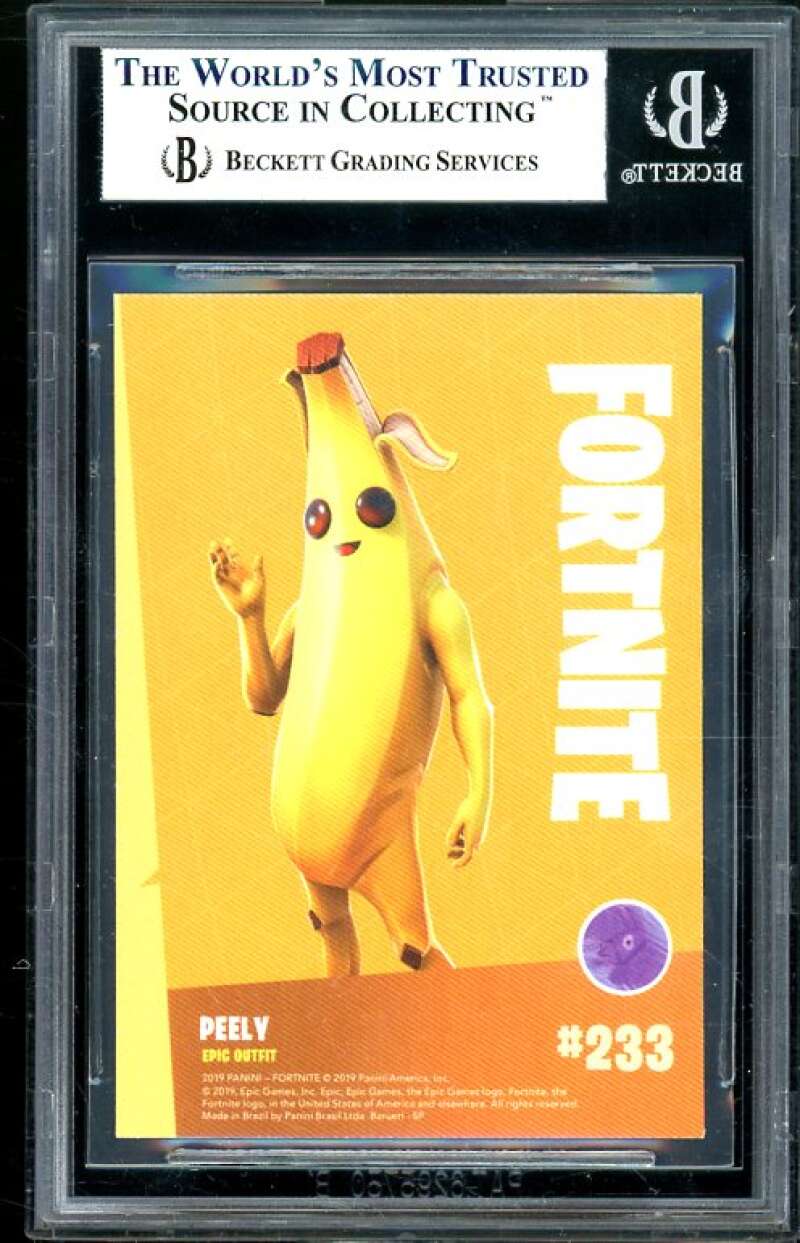 Peely 2019 Fortnite Series 1 Brazilian Holofoil #233 (pop 1) BGS 8.5 (9.5 9 9 8) Image 2