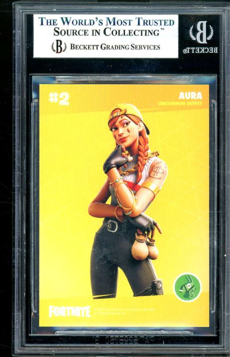 Aura Card 2020 Fortnite Series 2 USA #2 BGS 9 (9 9 9.5 8.5) Image 2