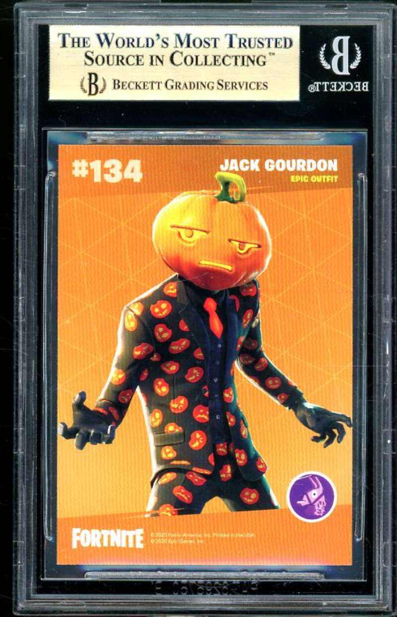 Jack Gourdon 2020 Fortnite Series 2 Holofoil USA #134 (pop 1) BGS 9.5 Image 2