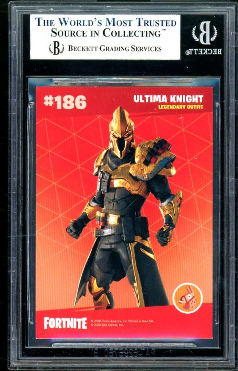 Ultima Knight Card 2020 Fortnite Series 2 Holofoil USA #186 BGS 9 (9.5 9 9 9.5) Image 2