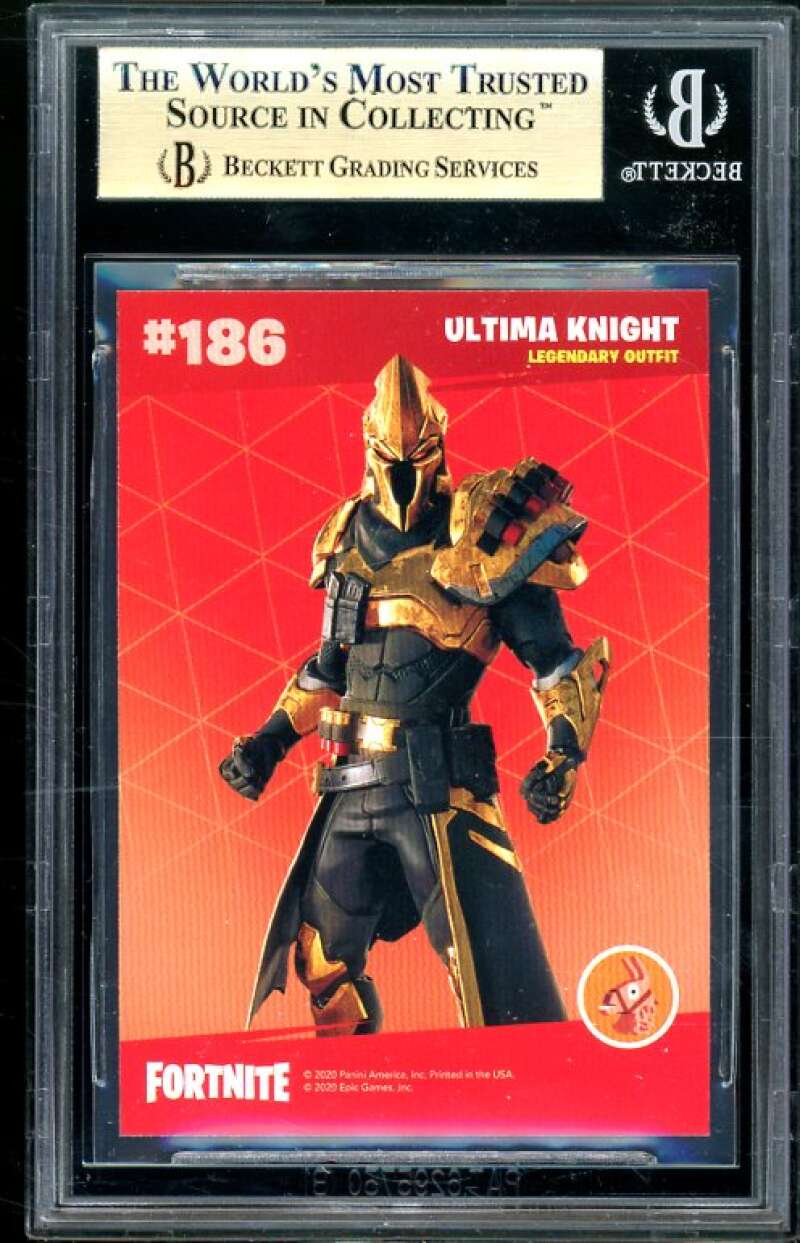 Ultima Knight 2020 Fortnite Series 2 Holofoil USA #186 BGS 9.5 (9.5 9.5 9 9.5) Image 2