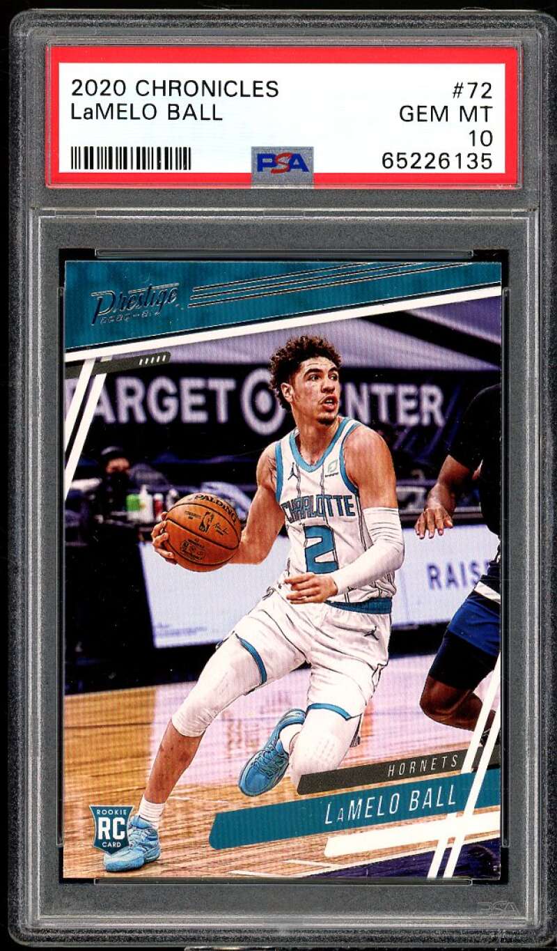 LaMelo Ball Rookie Card 2020-21 Chronicles #72 PSA 10 Image 1