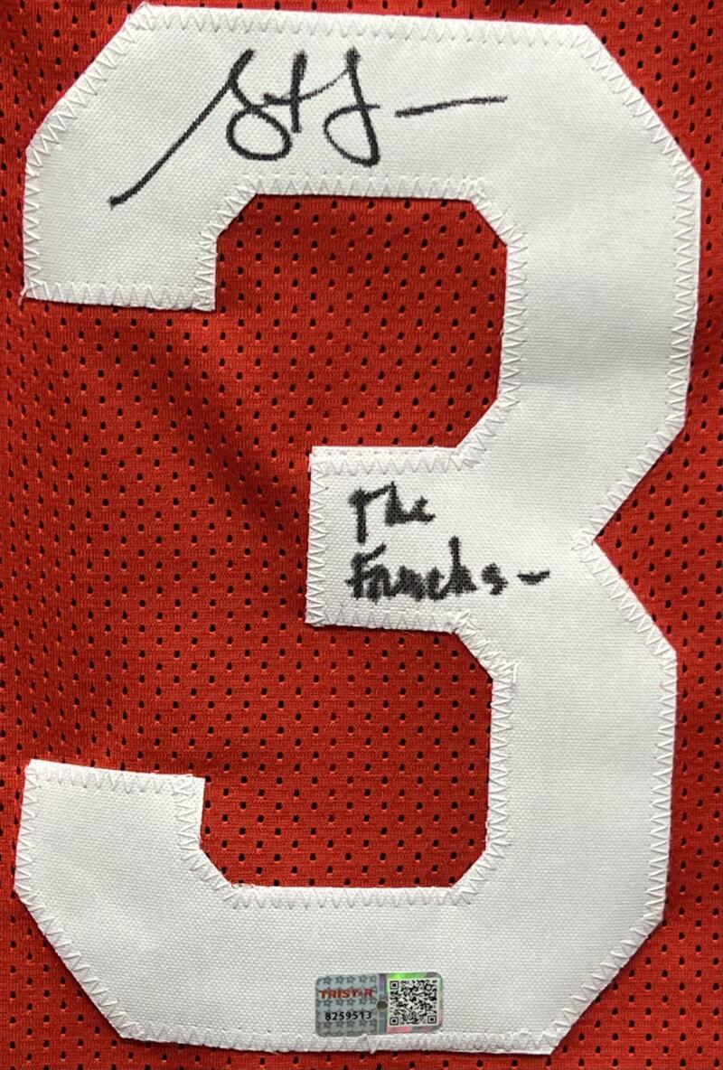 Steve Francis Autograph Signed Houston Rockets Basketball Tristar Authentic  Image 3