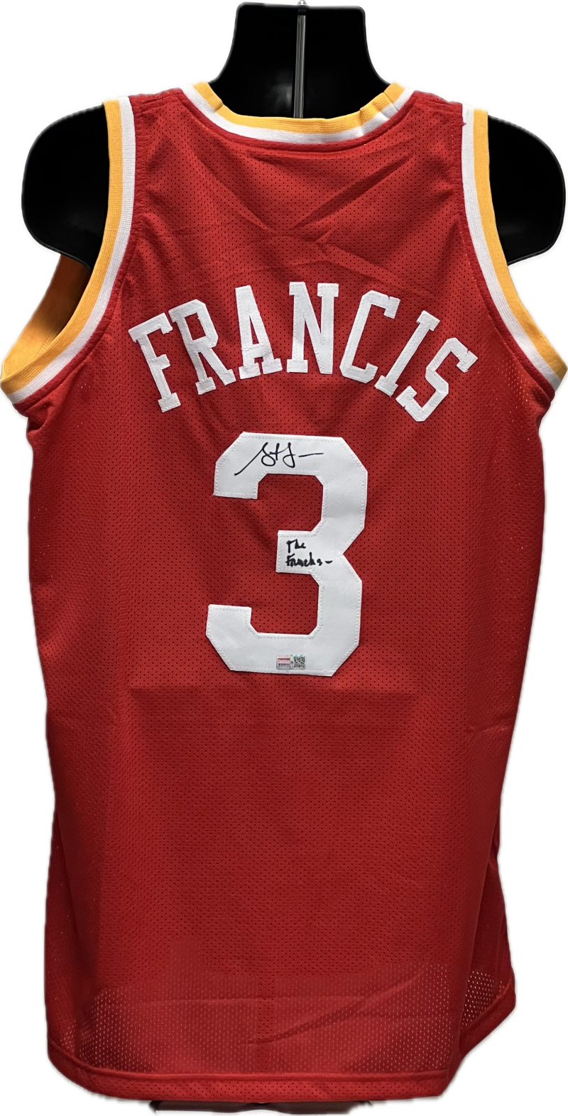 Steve Francis Autograph Signed Houston Rockets Basketball Tristar Authentic  Image 1