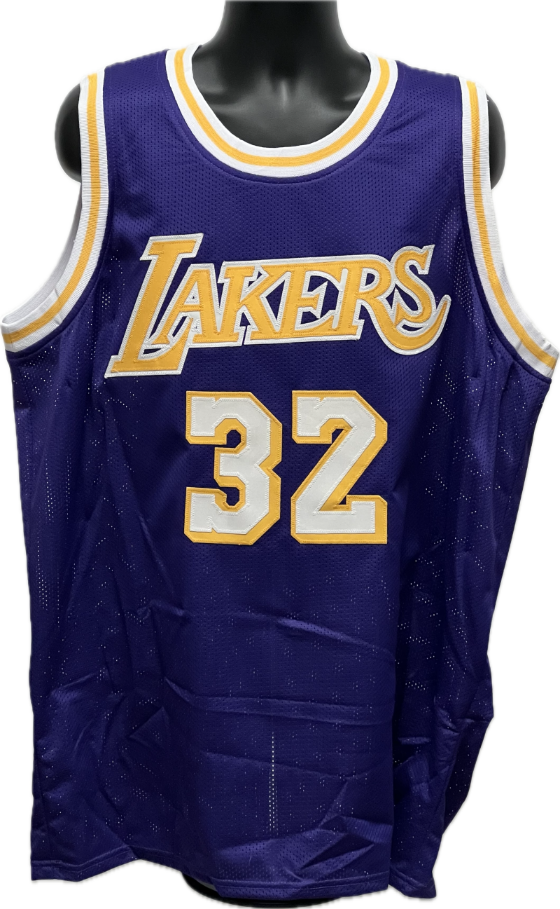 Magic Johnson Autograph Signed Lakers Basketball Jersey PSA DNA Authentic  Image 2