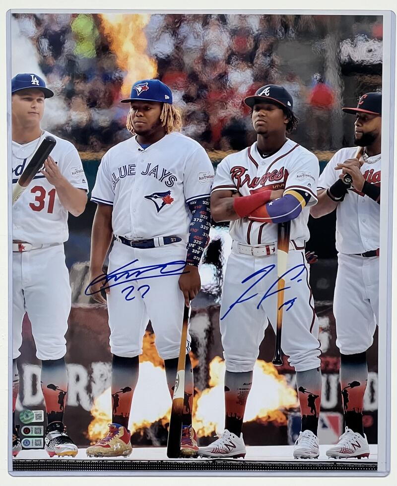 Vladimir Guerrero Jr 1st MLB HR Autographed Official MLB Baseball - BAS