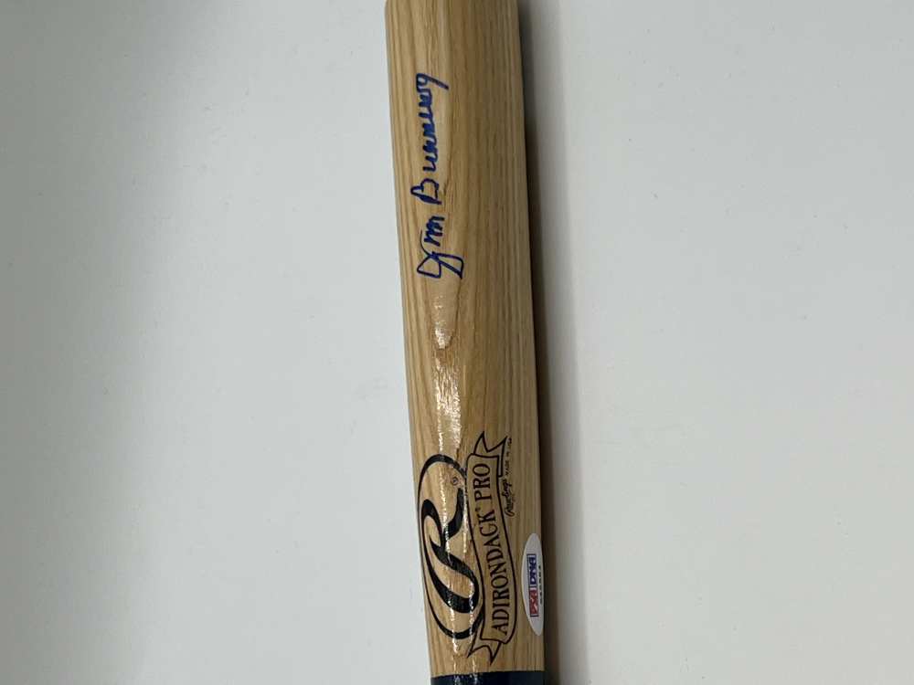 Jim Bunning Autograph Mini Baseball Bat PSA DNA Authentic  Image 4