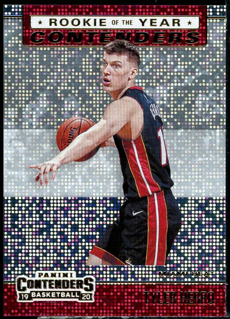 Tyler Herro Rookie Card 2019-20 Panini Contenders Rookie of the Year #13 Image 1