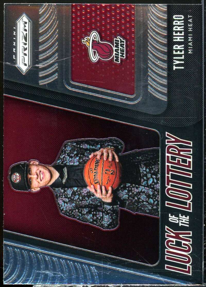 Tyler Herro Rookie Card 2019-20 Panini Prizm Luck Of The Lottery #13 Image 1