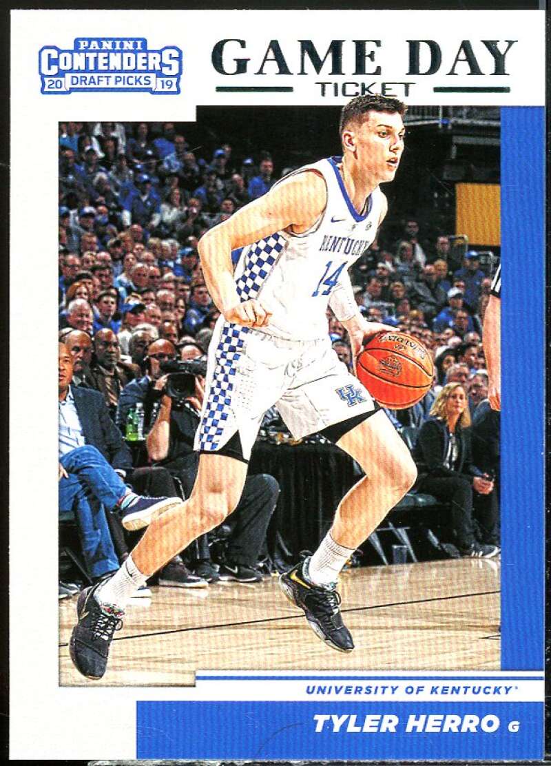 Tyler Herro Rookie 2019-20 Panini Contenders Draft Picks Game Day Ticket #19 Image 1