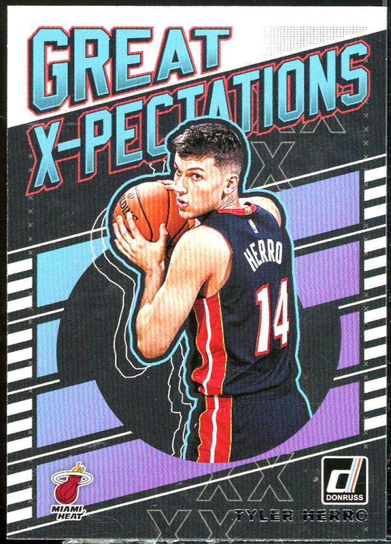 Tyler Herro Rookie Card 2019-20 Donruss Great X-Pectations #25 Image 1