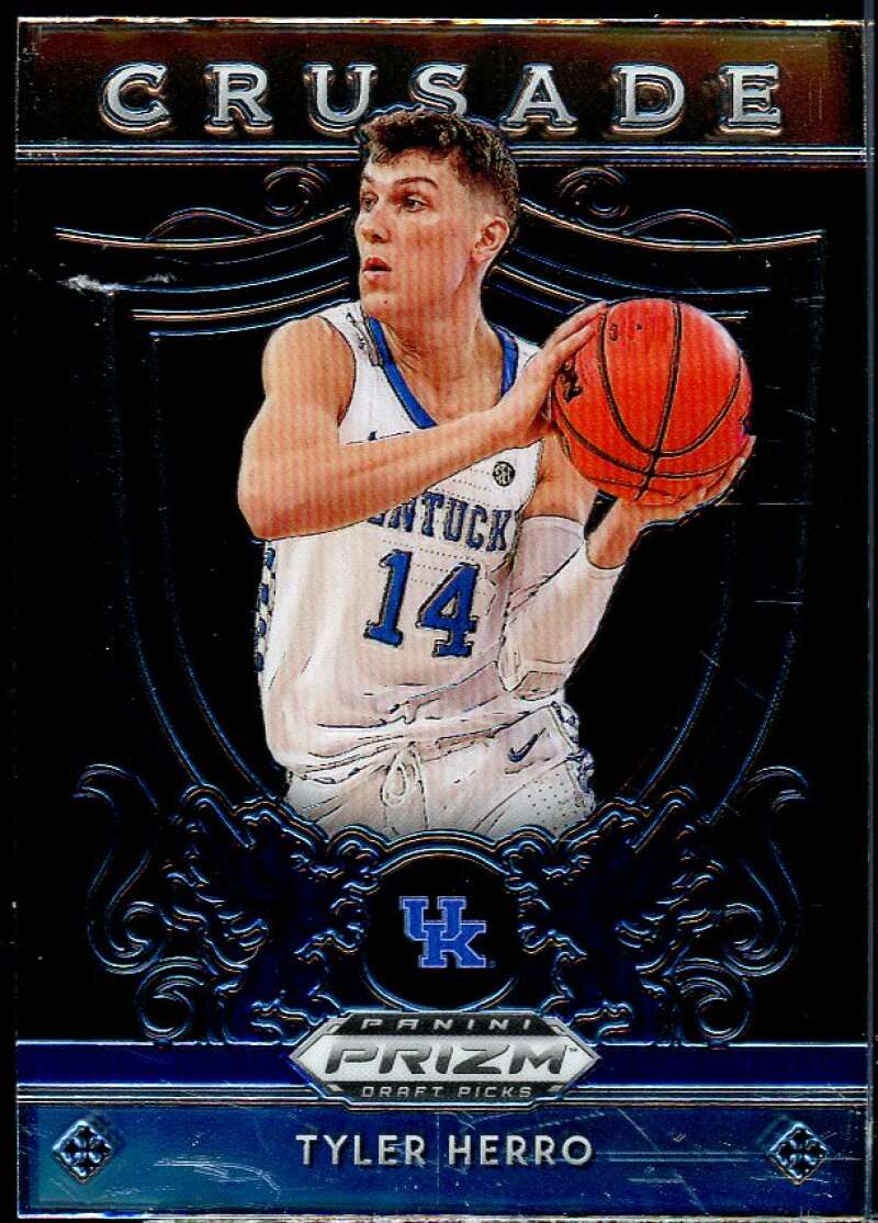 Tyler Herro Rookie Card 2019-20 Panini Prizm Draft Picks #75 Image 1