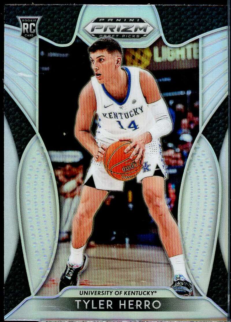 Tyler Herro Rookie Card 2019-20 Panini Prizm Draft Picks Prizms Silver #79 Image 1