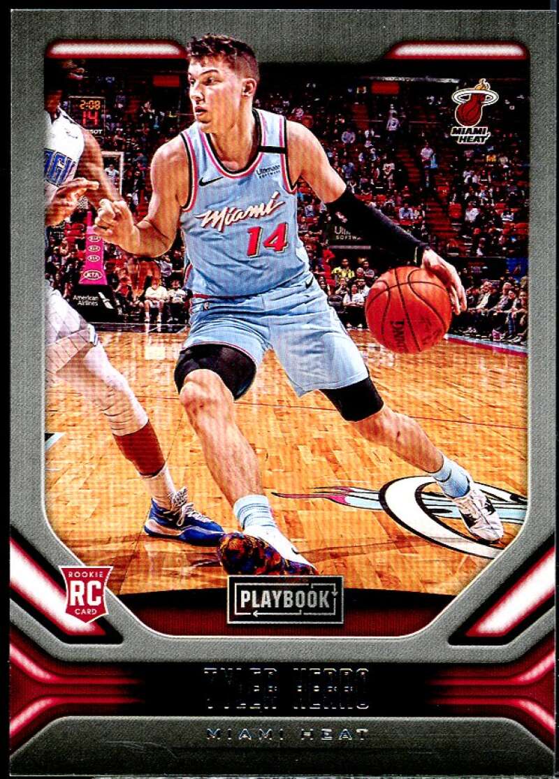 Tyler Herro Rookie Card 2019-20 Panini Chronicles Playbook #185 Image 1