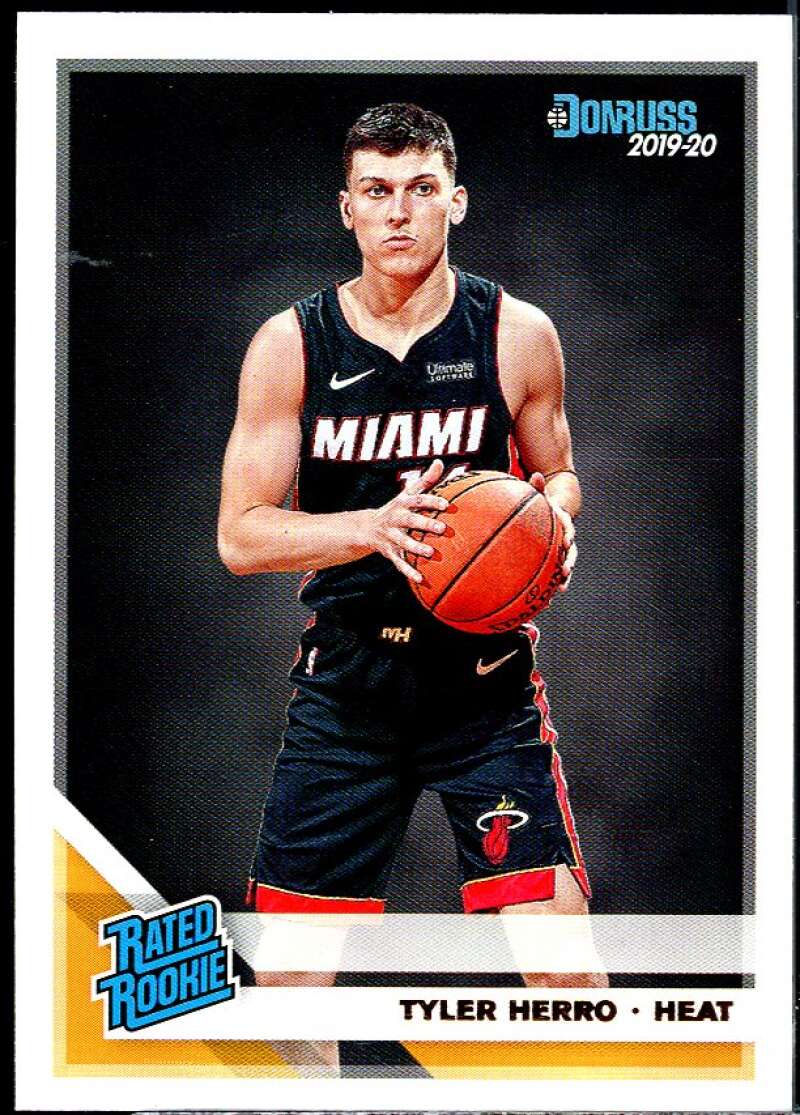 Tyler Herro Rookie Card 2019-20 Donruss #212 Image 1