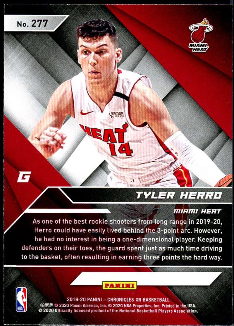 Tyler Herro Rookie Card 2019-20 Panini Chronicles #277 Image 2