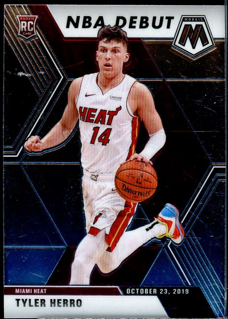 Tyler Herro Rookie Card 2019-20 Panini Mosaic #280 Image 1