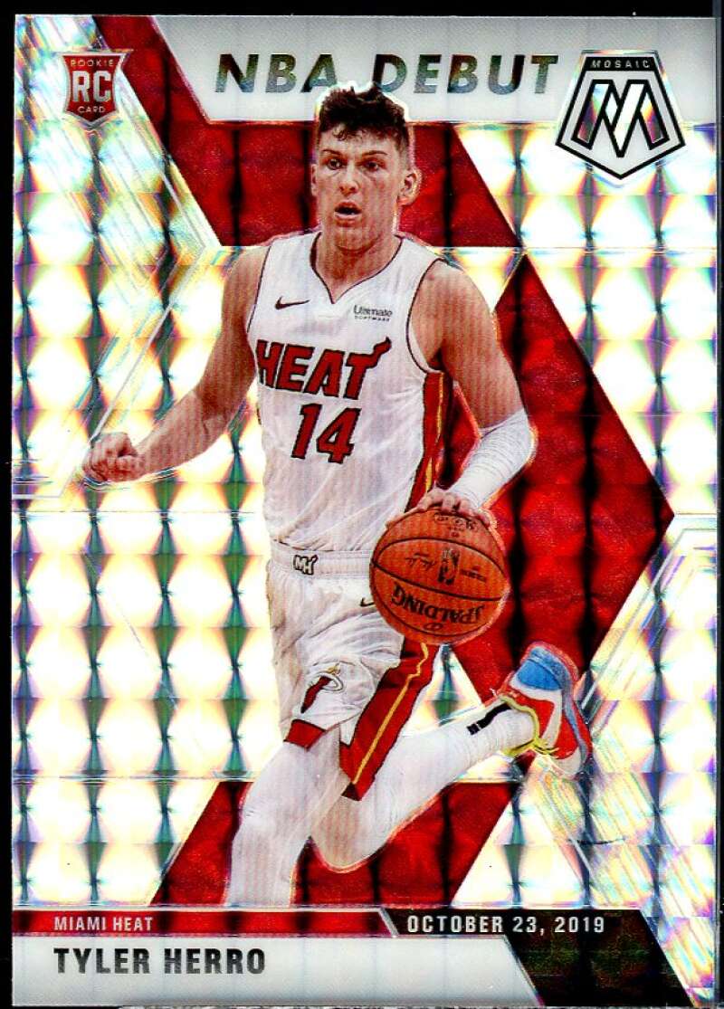 Tyler Herro Rookie Card 2019-20 Panini Mosaic Mosaic #280 Image 1