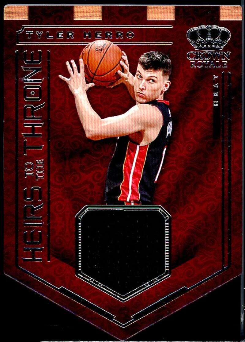 Tyler Herro Rookie Card 2019-20 Panini Crown Royale Heirs to the Throne #HT-TH Image 1