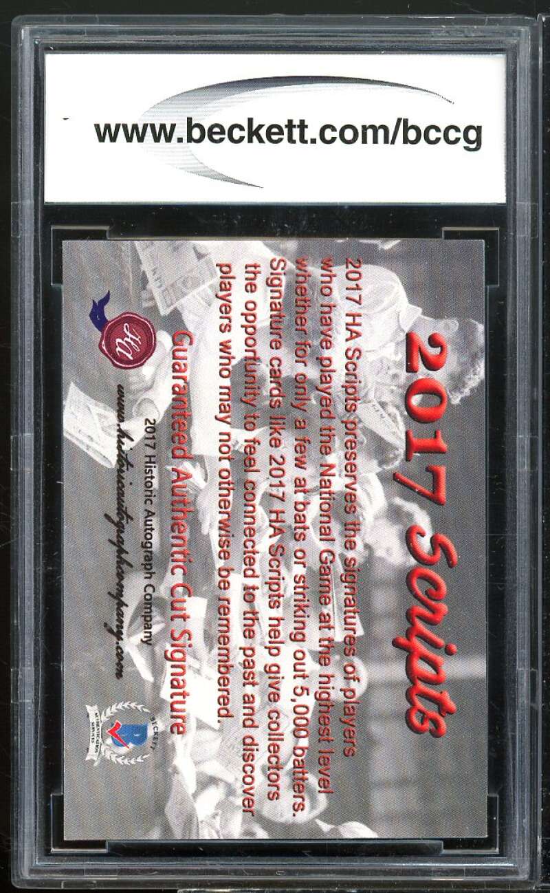 Sid Gautreaux 2017 Historic Autographs Scripts #nno BGS BCCG Authentic Image 2