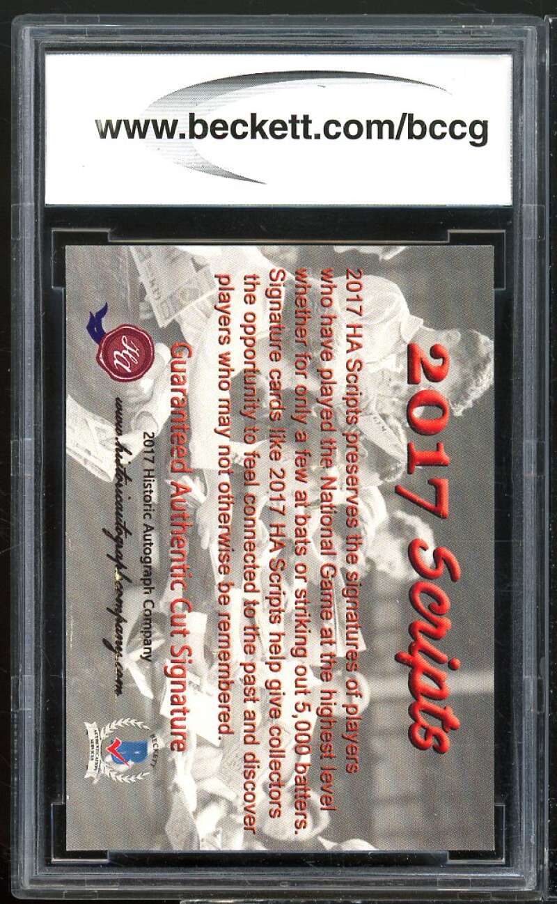 Soule James Mcleod 2017 Historic Autographs Scripts #nno BGS BCCG Authentic Image 2