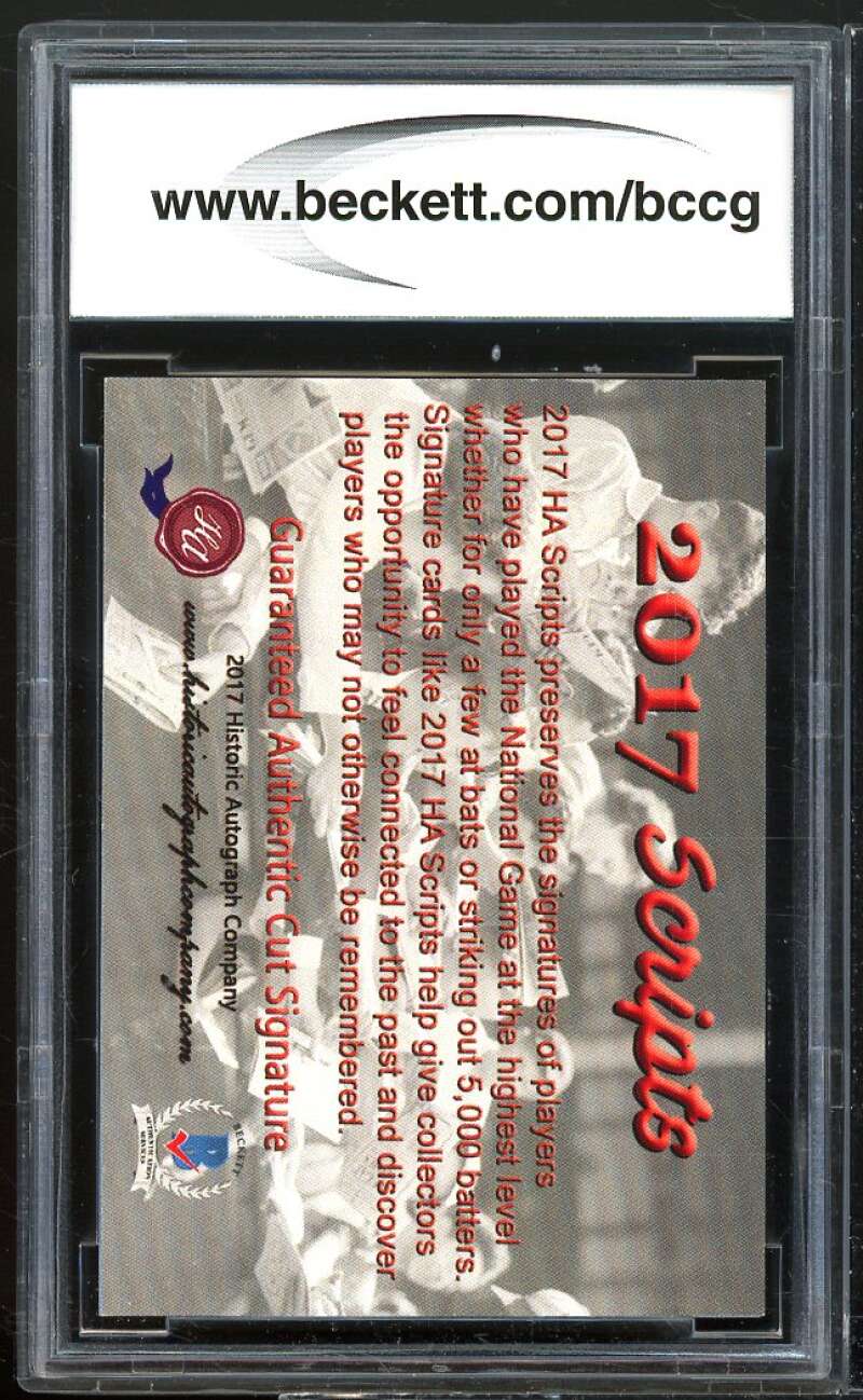 Steve Foucault 2017 Historic Autographs Scripts #nno BGS BCCG Authentic Image 2