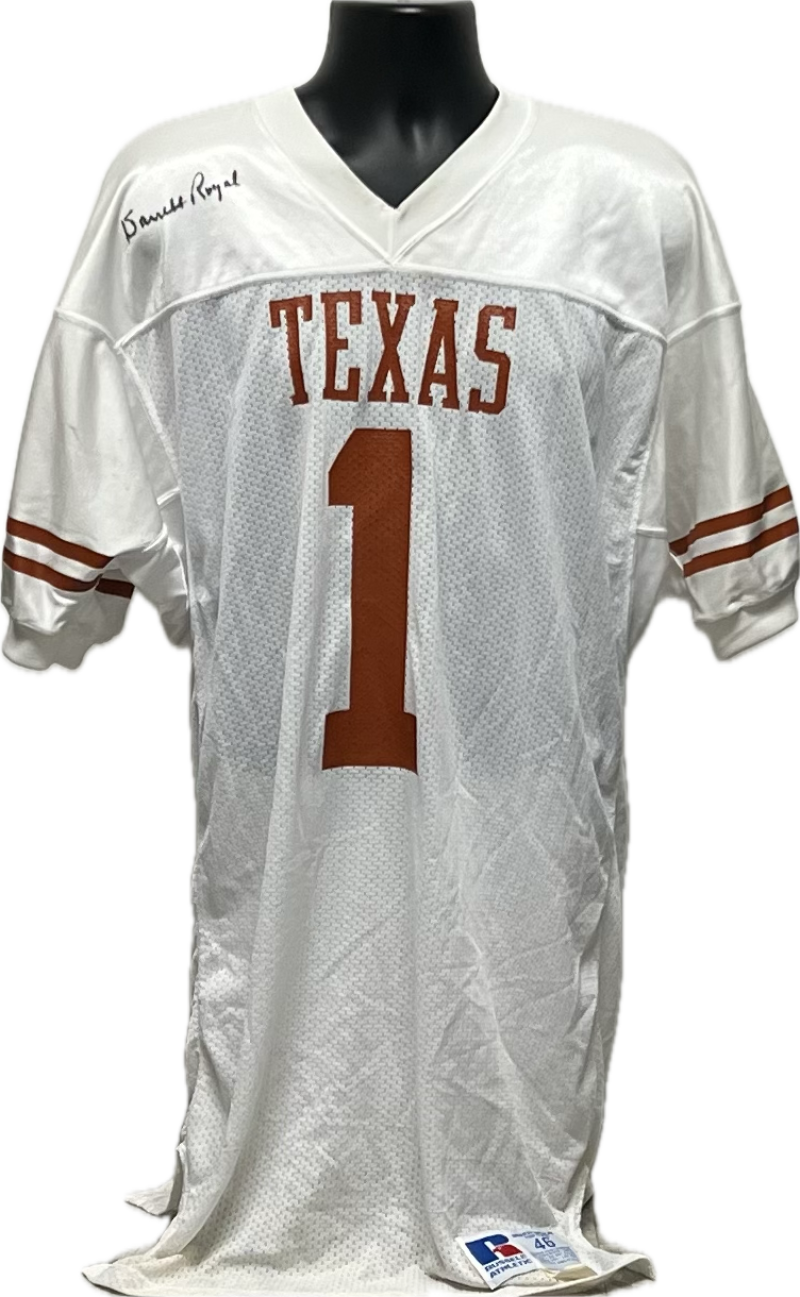 Darrell Royal Autograph Signed Texas Football Jersey JSA Authentic   Image 1