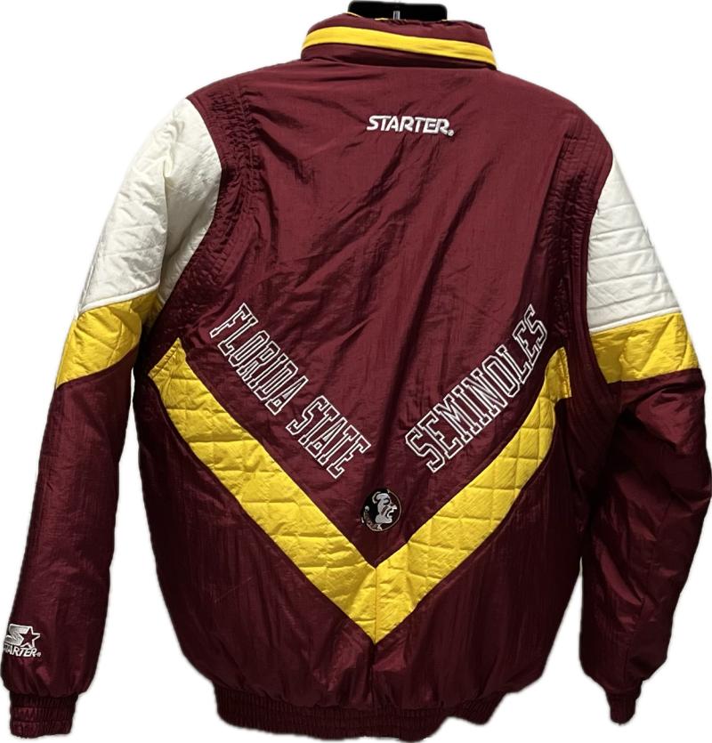 Bobby Bowden Autograph Signed Seminoles Football Starter Jacket JSA Authentic   Image 2