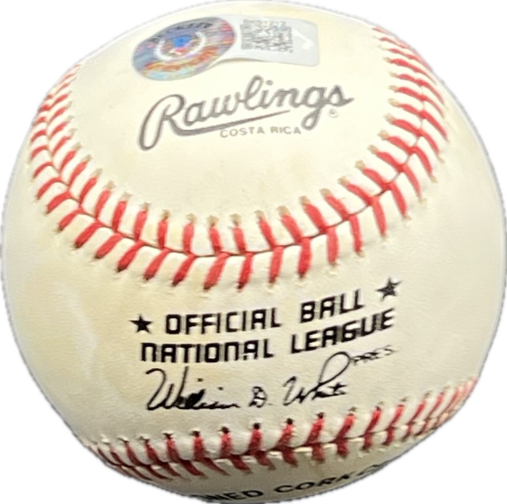 Don Sutton Autograph Signed Dodgers Offical Major Leage Ball BAS Authentic  Image 3