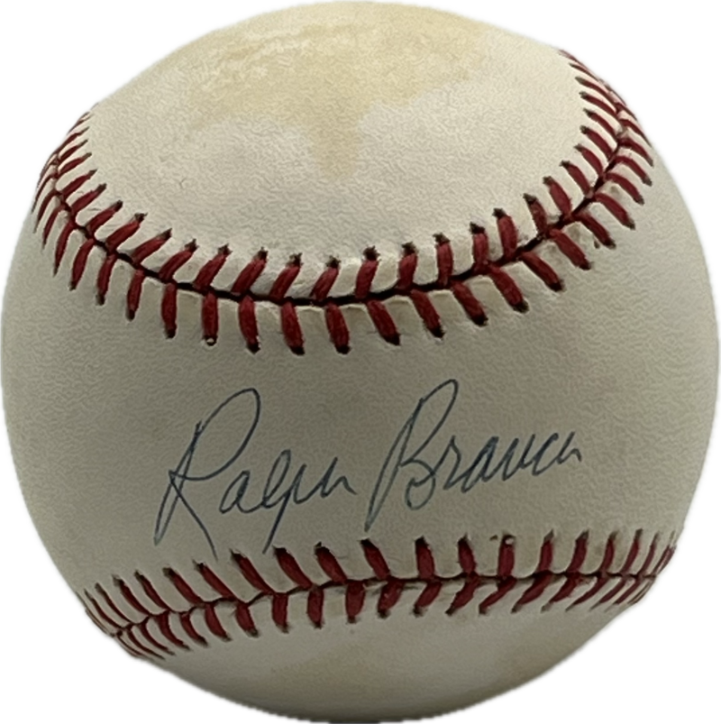 Ralph Branca Autograph Signed Dodgers Offical Major Leage Ball BAS Authentic  Image 1