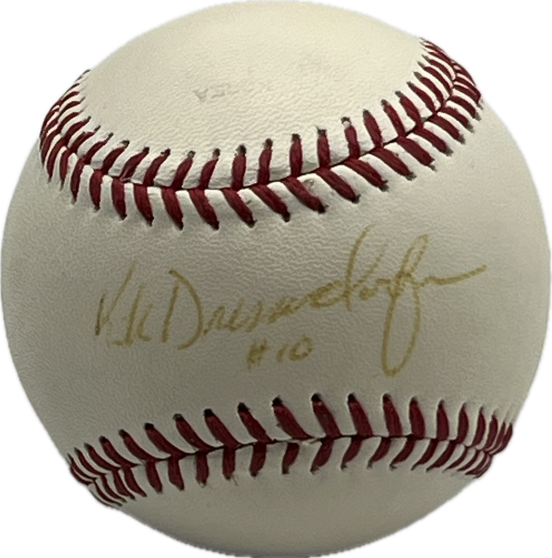 Kirk Dressendorfer Autograph Signed Athletics Official Ball BAS Authentic  Image 1