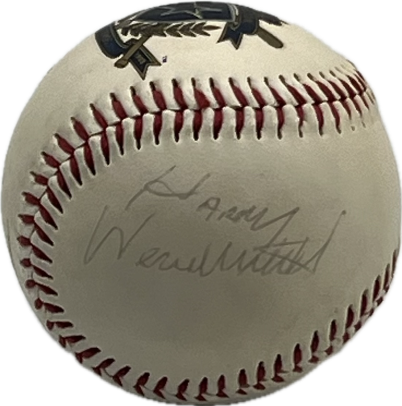 Harry Wendelstedt Autograph Signed Umpire Astros FOTOBALL Ball BAS Authentic  Image 1