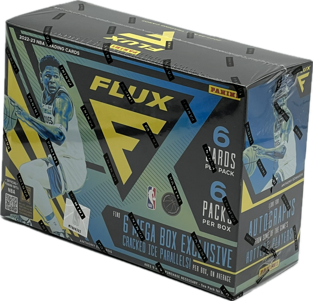 2022-23 Panini Flux Basketball Mega Box (Cracked Ice Parallels!)  Image 1