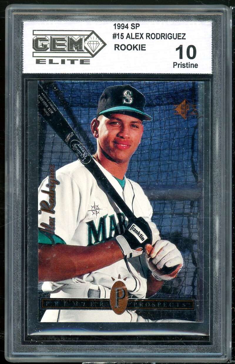 Alex Rordriguez Rookie Card 1994 SP #15 GEM ELITE 10 PRISTINE Image 1