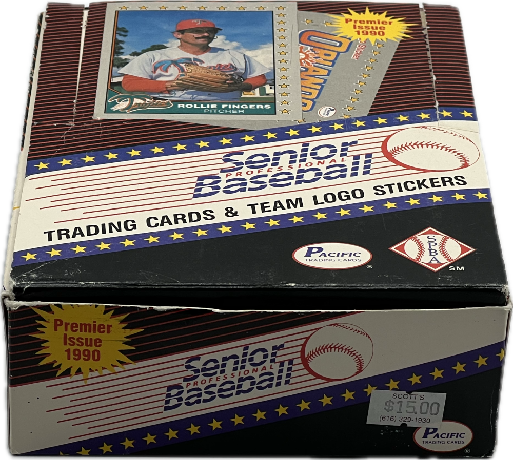 1990 Pacific Premier Senior League Baseball Box Image 2