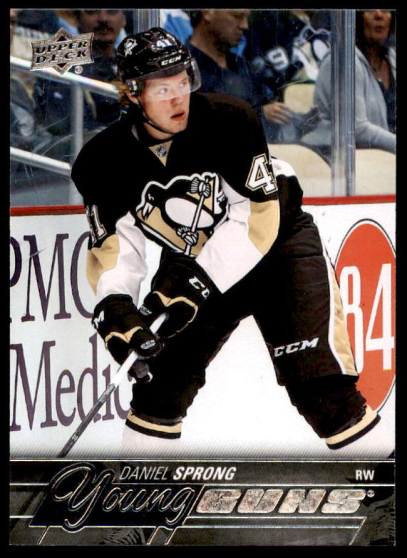 Daniel Sprong YG RC Rookie Card 2015-16 Upper Deck #226  Image 1