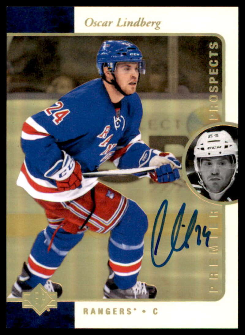 Oscar Lindberg C Card 2015-16 SP Authentic '95-96 SP Retro Gold Autographs #R53  Image 1