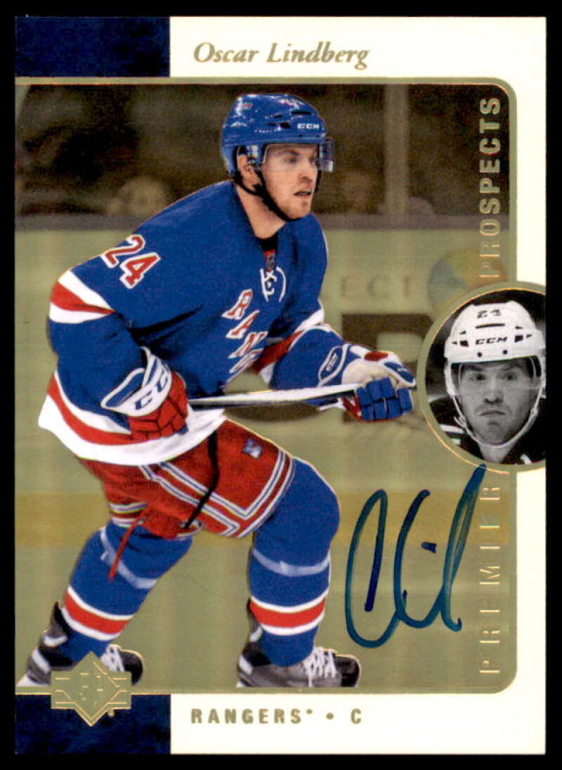 Oscar Lindberg C Card 2015-16 SP Authentic '95-96 SP Retro Gold Autographs #R53  Image 1