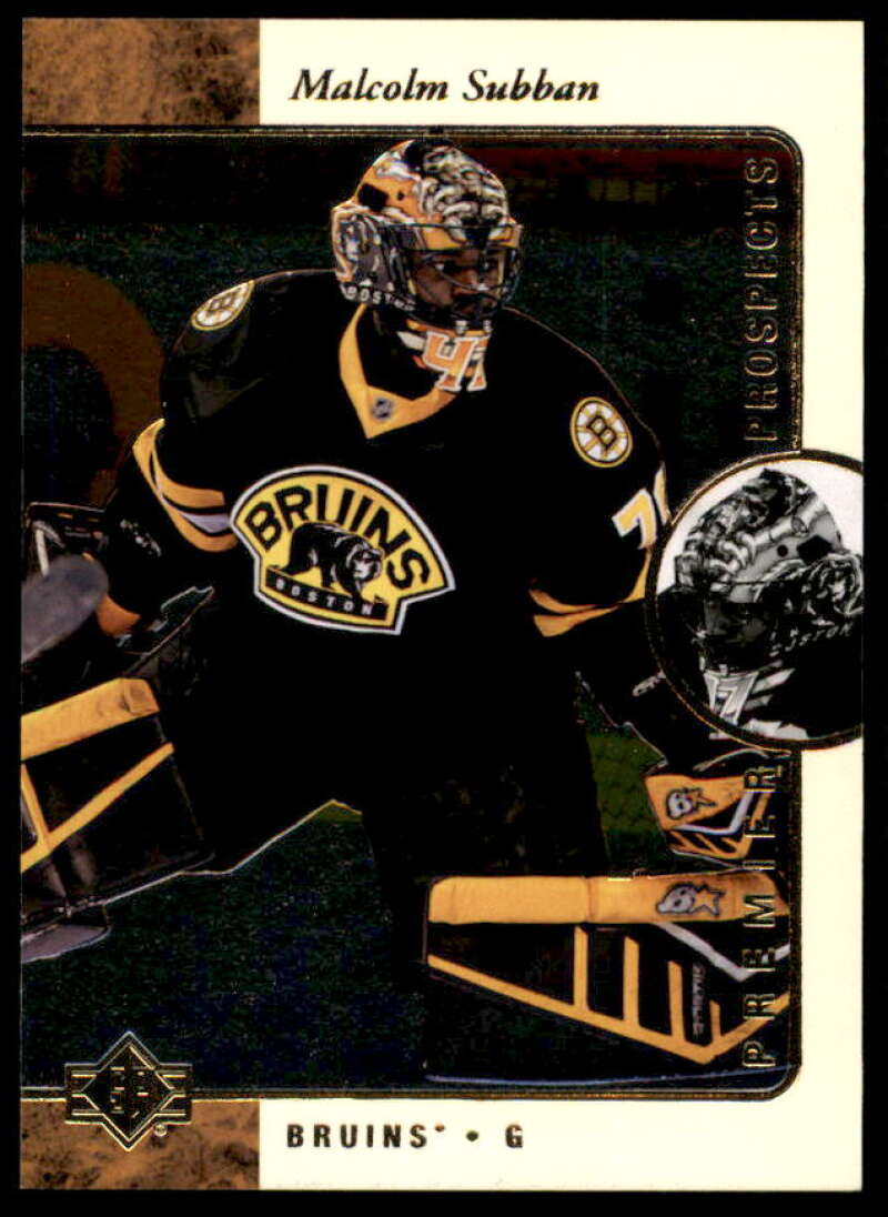 Malcolm Subban Card 2015-16 SP Authentic '95-96 SP Retro #R47  Image 1