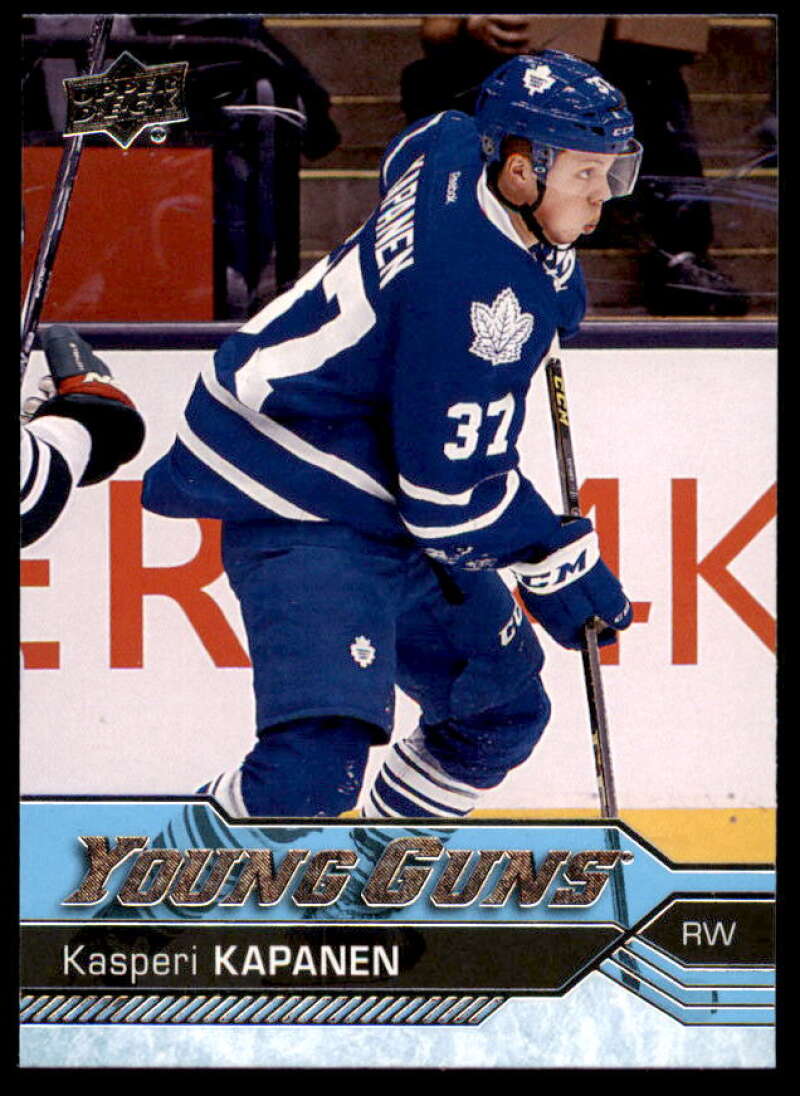 Kasperi Kapanen YG RC Rookie Card 2016-17 Upper Deck #452  Image 1