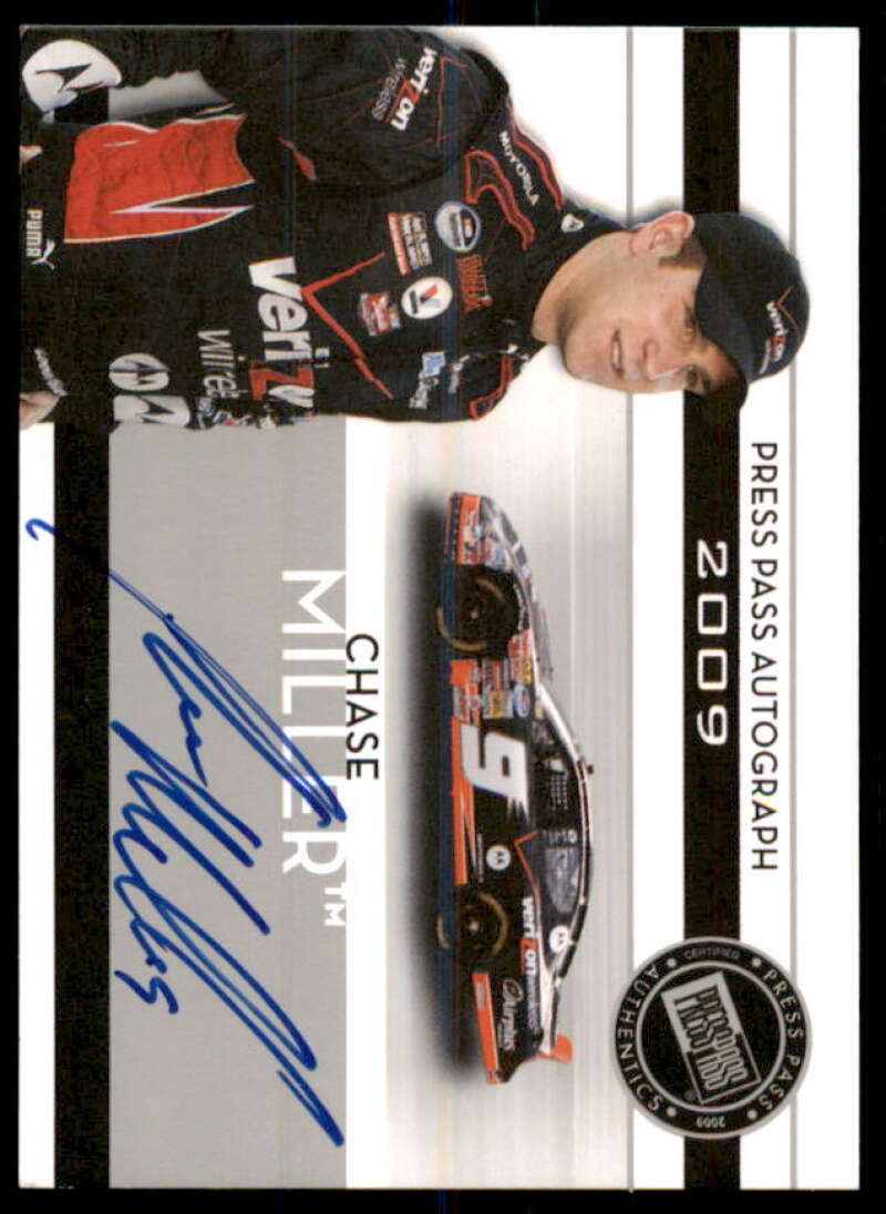 Chase Miller Card 2009 Press Pass Autographs Silver #36  Image 1