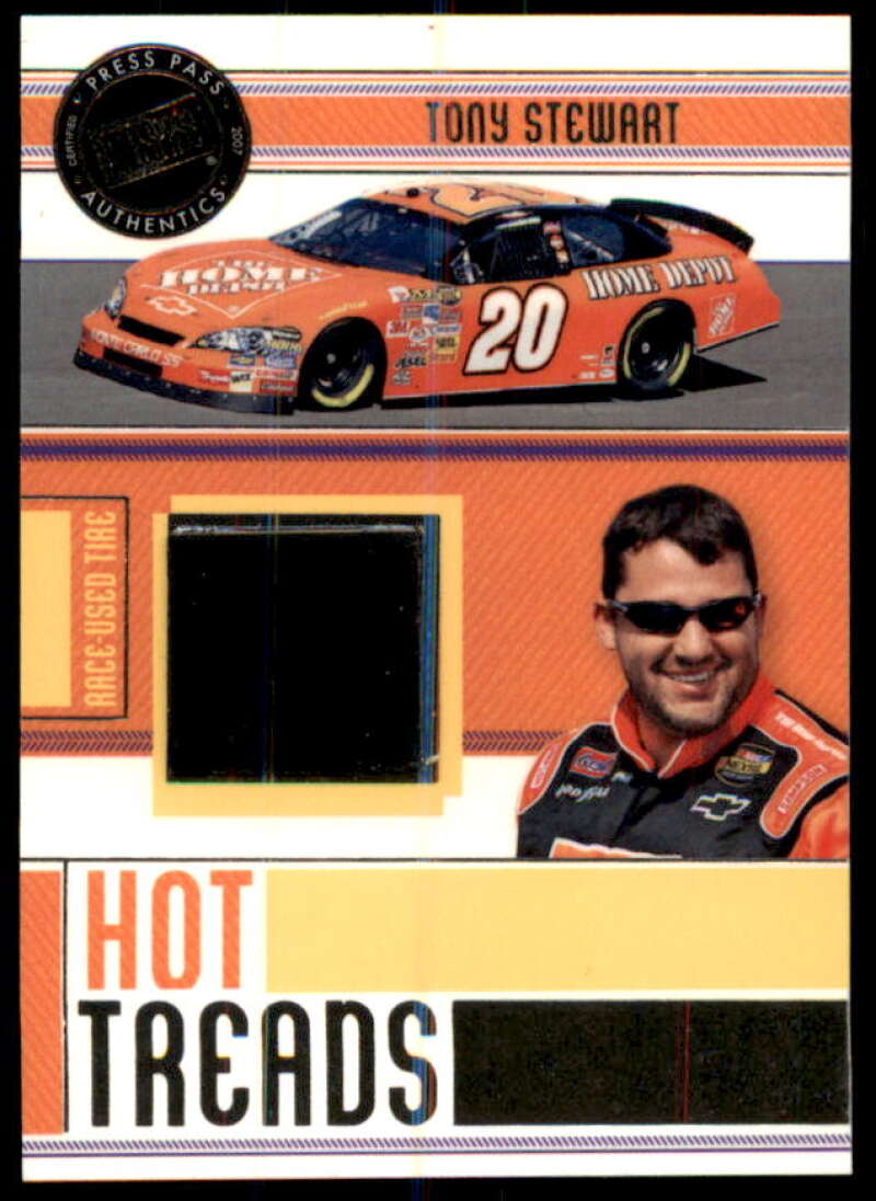 Tony Stewart Card 2007 Press Pass Hot Treads #HT2  Image 1