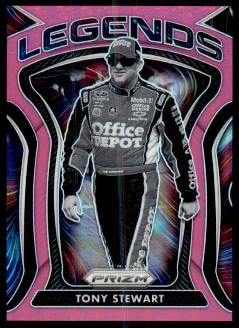 Tony Stewart LEG Card 2021 Panini Prizm Prizms Pink #84  Image 1