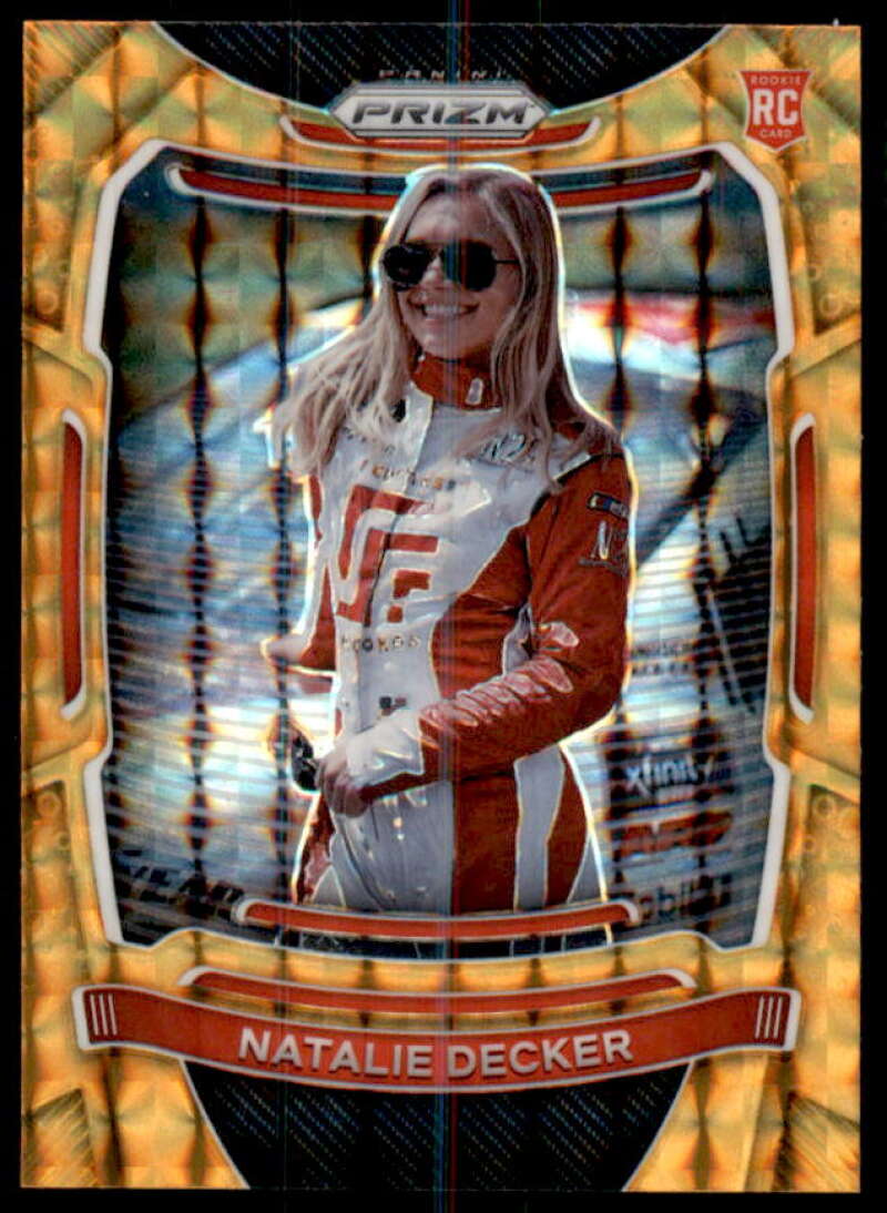 Natalie Decker/Sunglasses Card 2021 Panini Prizm Prizms Reactive Orange #60A  Image 1