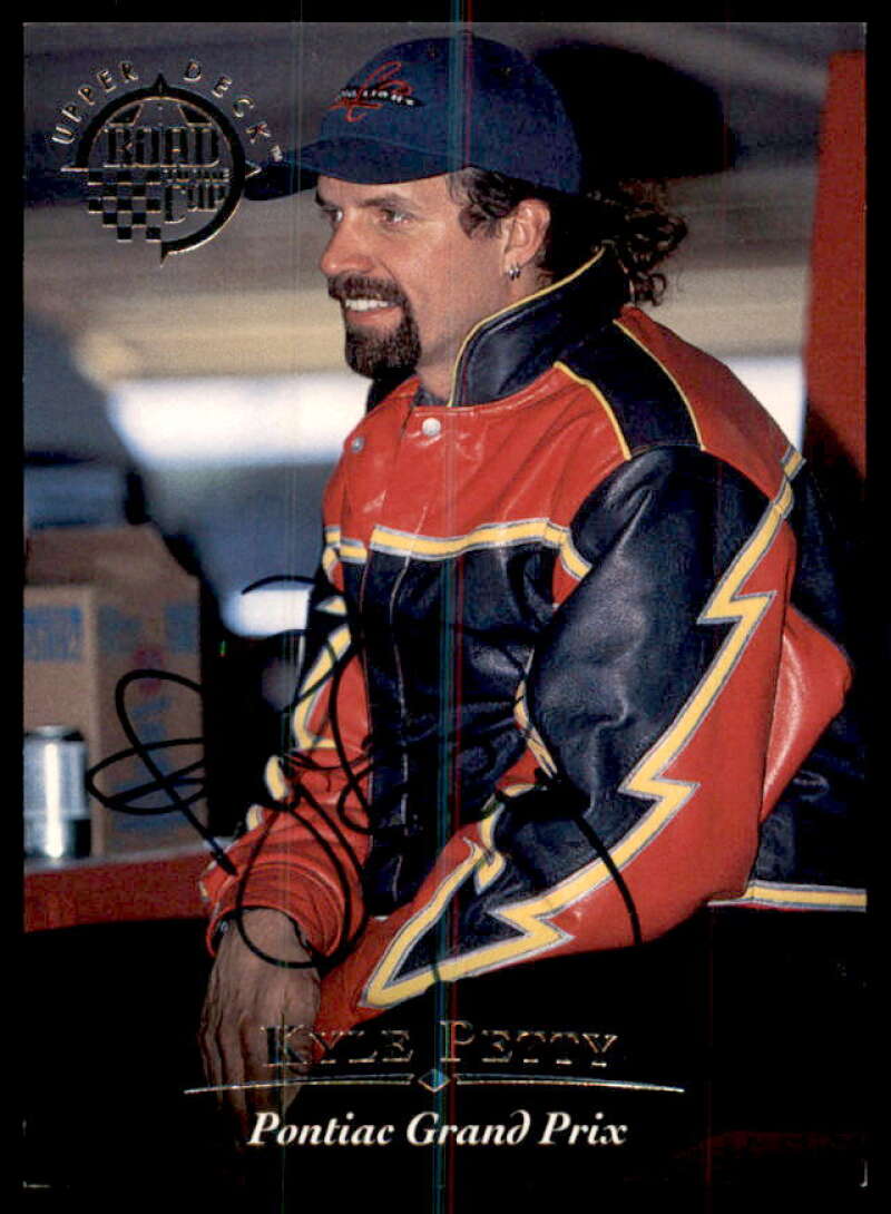 Kyle Petty Card 1996 Upper Deck Road To The Cup Autographs #H28  Image 1