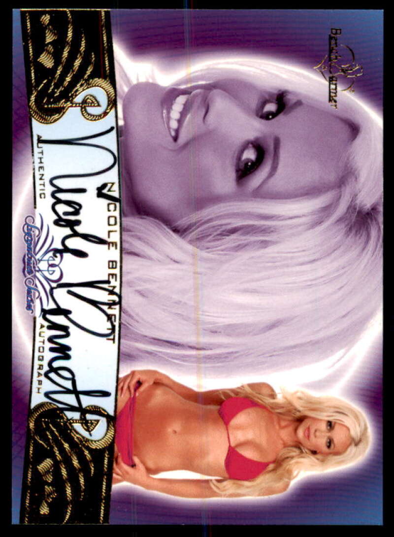 Nicole Bennett Card 2010 Bench Warmer Signature Series Autographs #49  Image 1