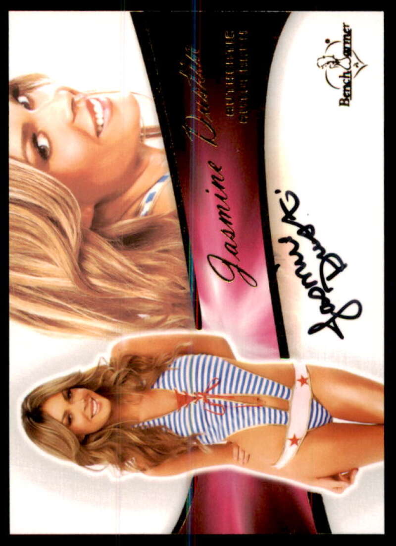 Jasmine Dustin Card 2011 Bench Warmer Bubble Gum Autographs #A35  Image 1