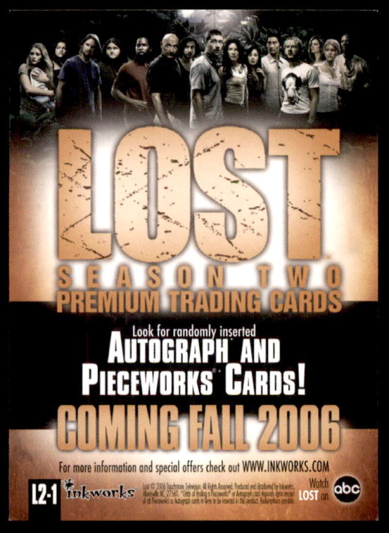 Lost Card 2006  Season Two Promos #L21  Image 2